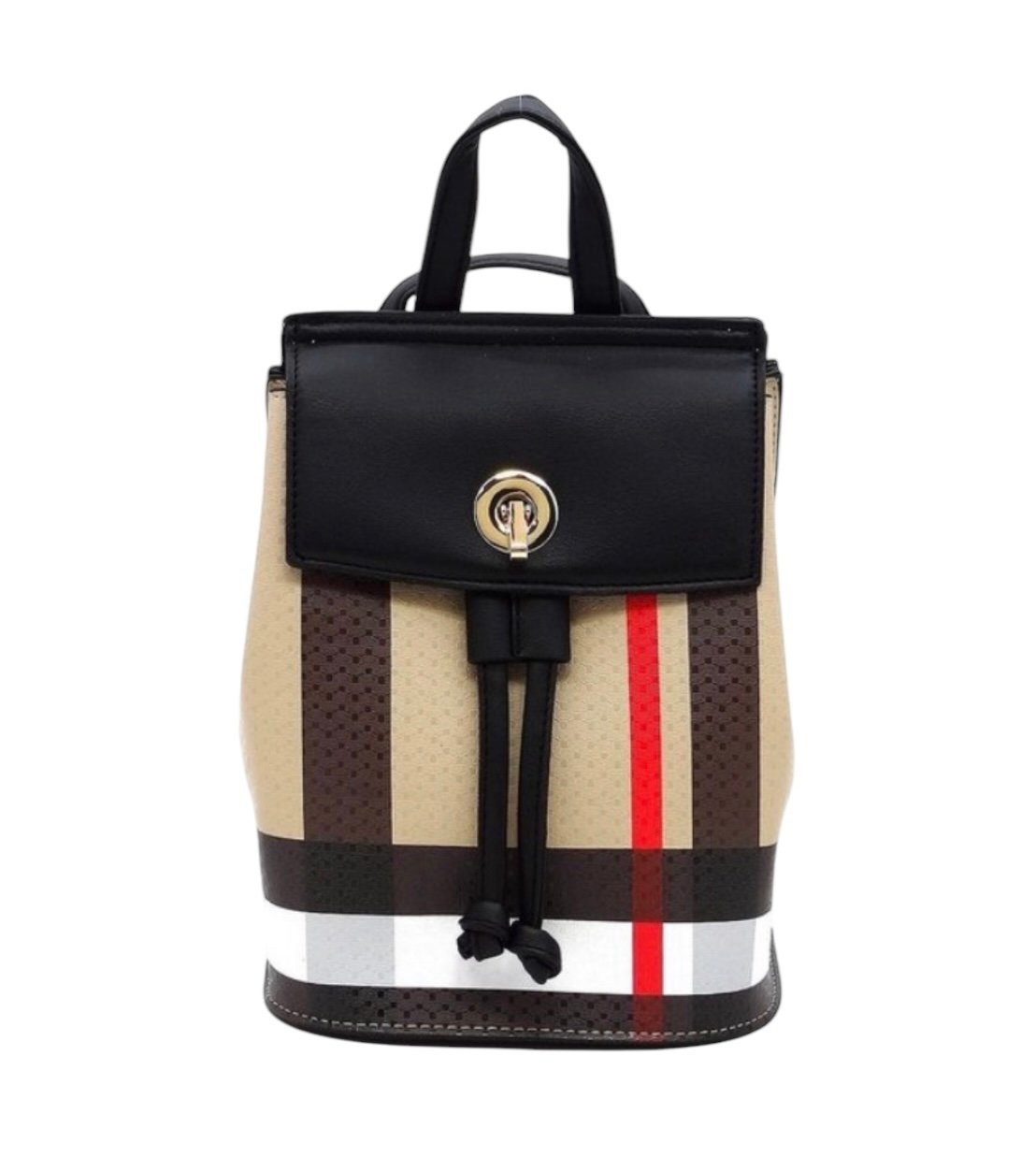 NWT Plaid Checker Backpack