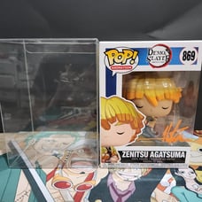 Zenitsu Agatsuma - Demon Slayer funko pop 869 signed by Aleks Le
