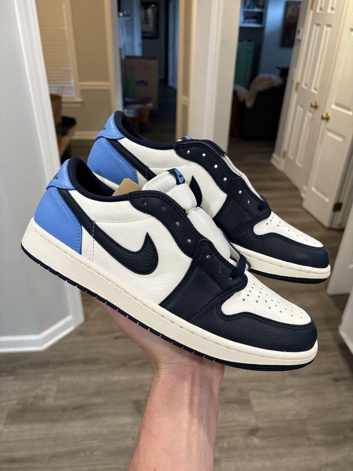 Nike Air Jordan 1 Low OG ‘Obsidian’ UNC Men’s Size 10.5 NEW! | CZ0790-400