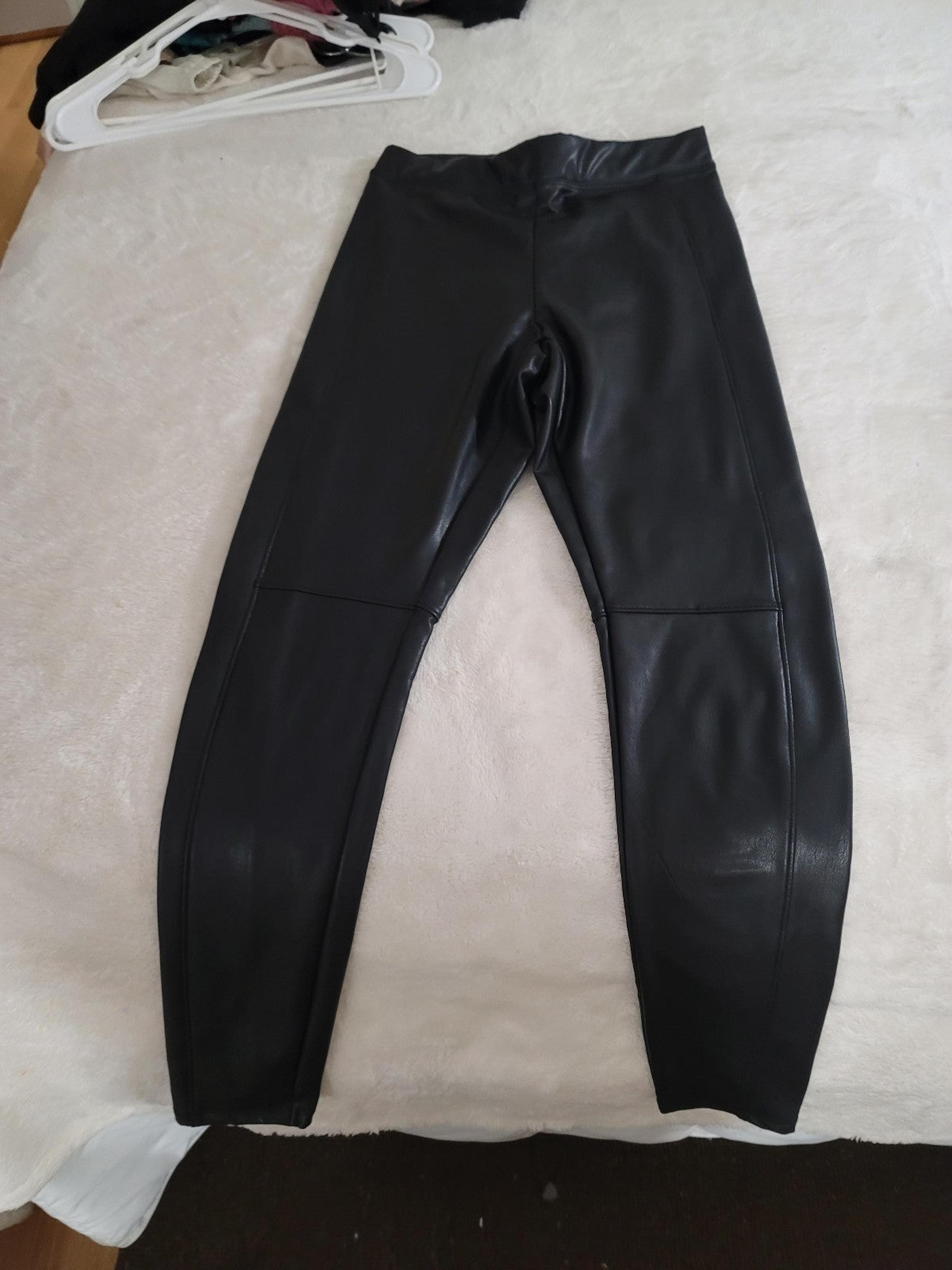 Express faux leather leggings