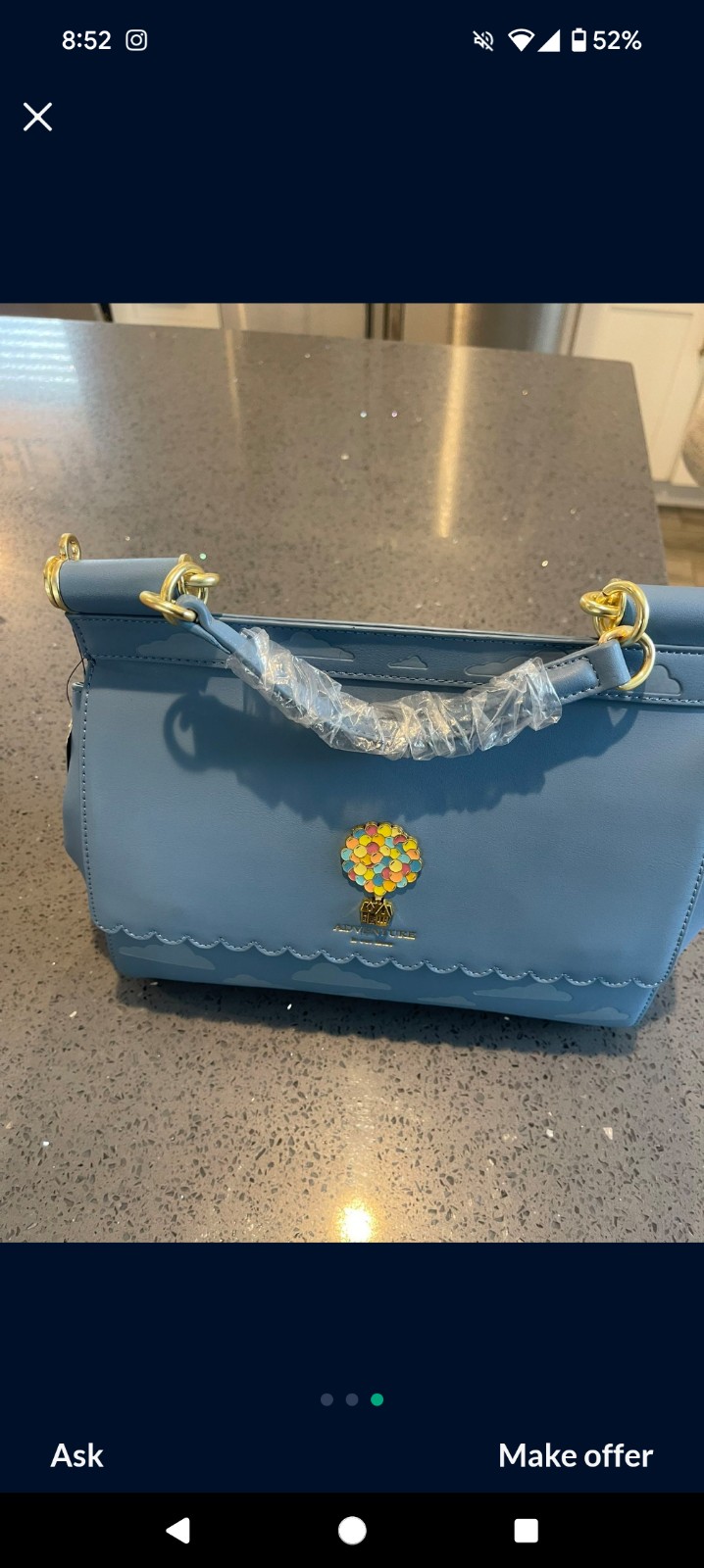 Up crossbody purse