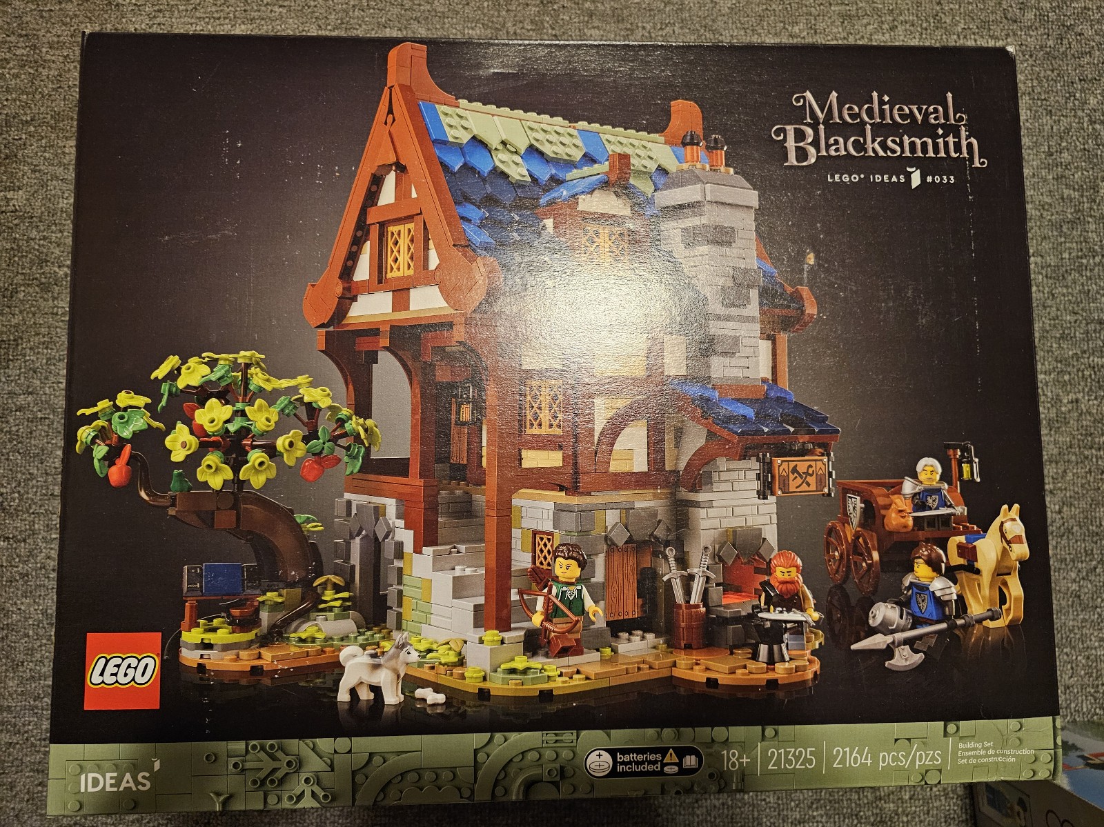 LEGO Ideas: Medieval Blacksmith Set 21325 - Factory Sealed - Brand New