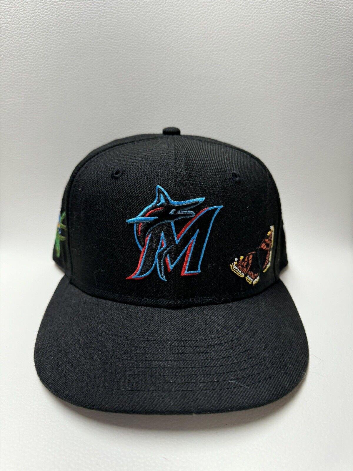 MLB New Era Miami Marlins Fitted Hat