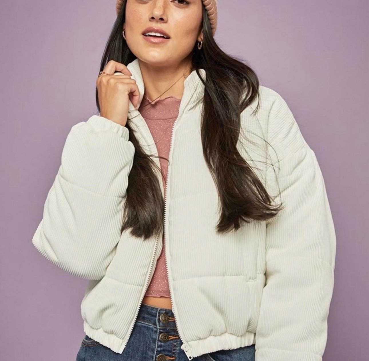 Francesca’s Puffer Jacket M