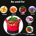 7pcs 7 Gallon 7 Color Stitched Thickened Type with 7 Plant Labels, 1 Roll of Pla