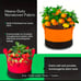 7pcs 7 Gallon 7 Color Stitched Thickened Type with 7 Plant Labels, 1 Roll of Pla