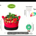 7pcs 7 Gallon 7 Color Stitched Thickened Type with 7 Plant Labels, 1 Roll of Pla