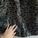 Smythe Film Fest Sharp Shoulder Blazer Metallic Leopard Size 0 Black Grey Chic