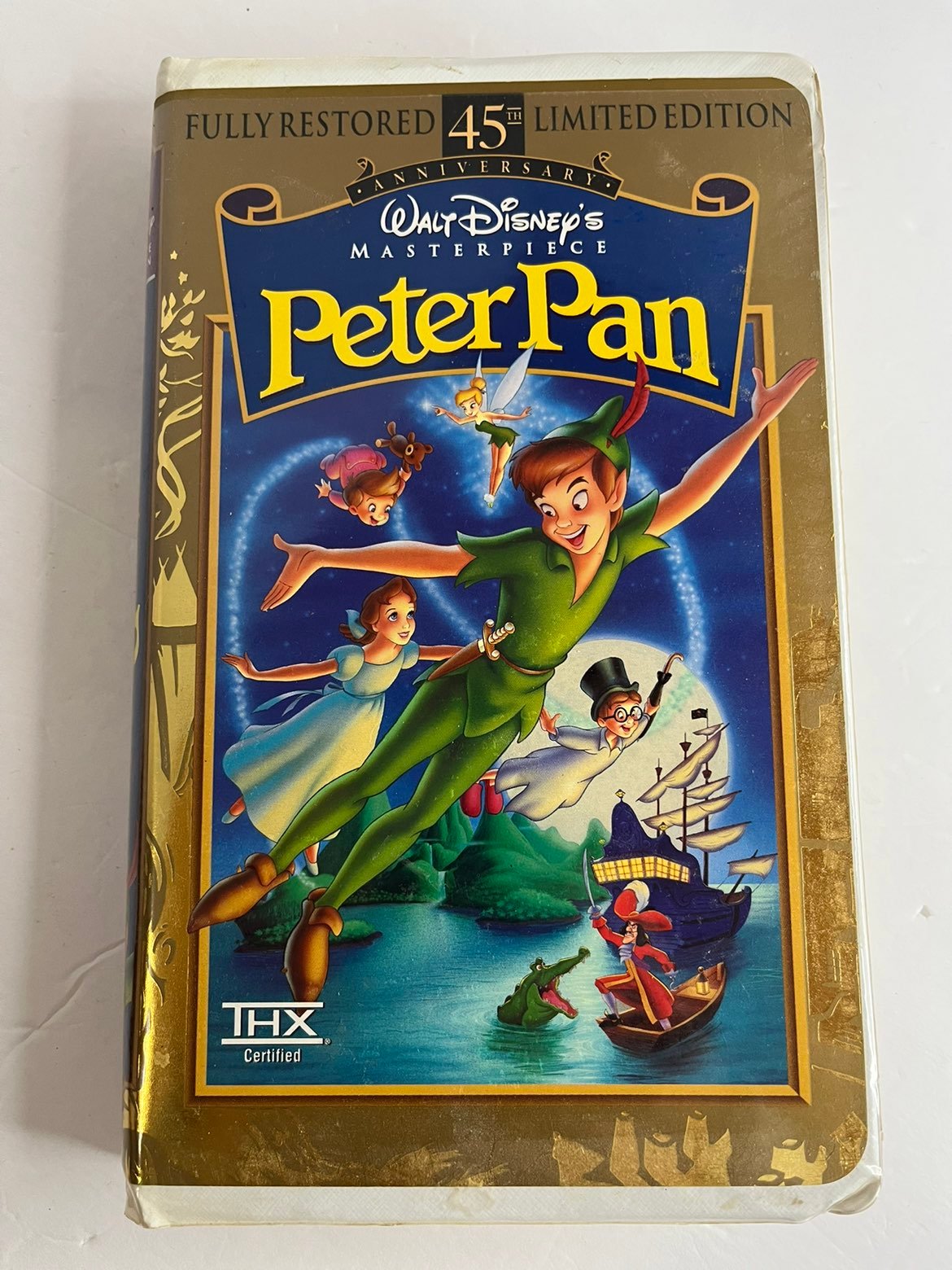 45th Limited Edition Masterpiece Peter Pan VHS FAST HANDLING