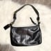 Coach Bleecker Tattersall leather bag