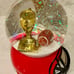 NEW Football snow globe, football trophy, football on a helmet base! Great gift!