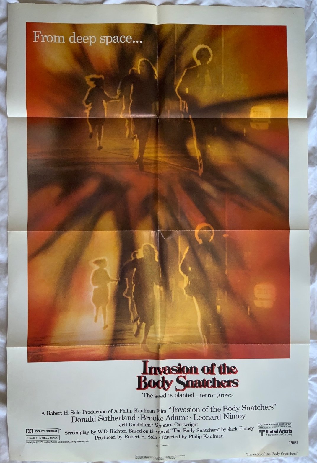 Invasion of the Body Snatchers Original One sheet Movie Poster 1978 27x41 Sci-fi