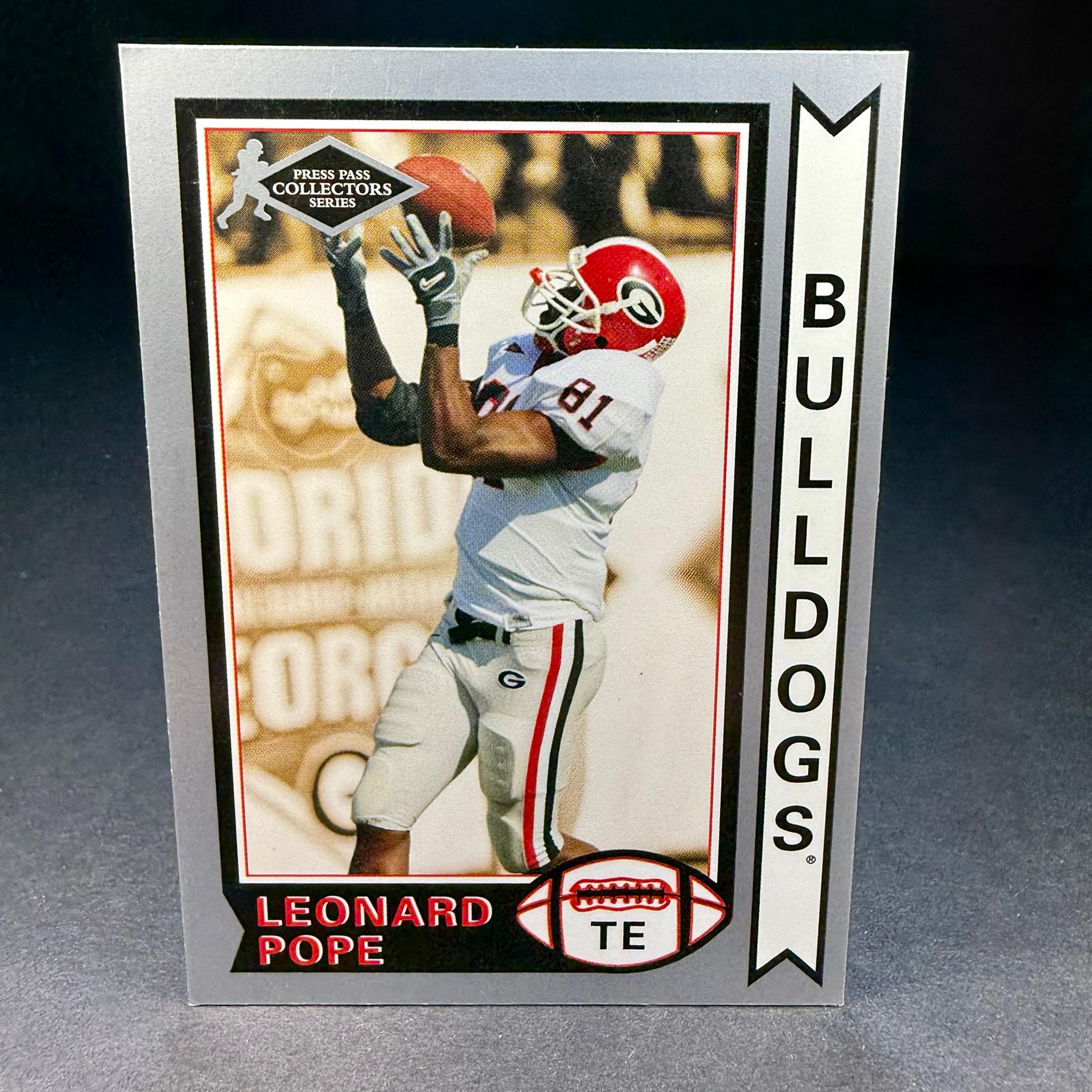 Leonard Pope RC • 2006 Press Pass SE Old School #OS6 Rookie Georgia Bulldogs