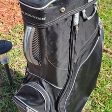 Golf cart Sun Mountain 15 div black shoulder strap cooler pocket all zip work pe