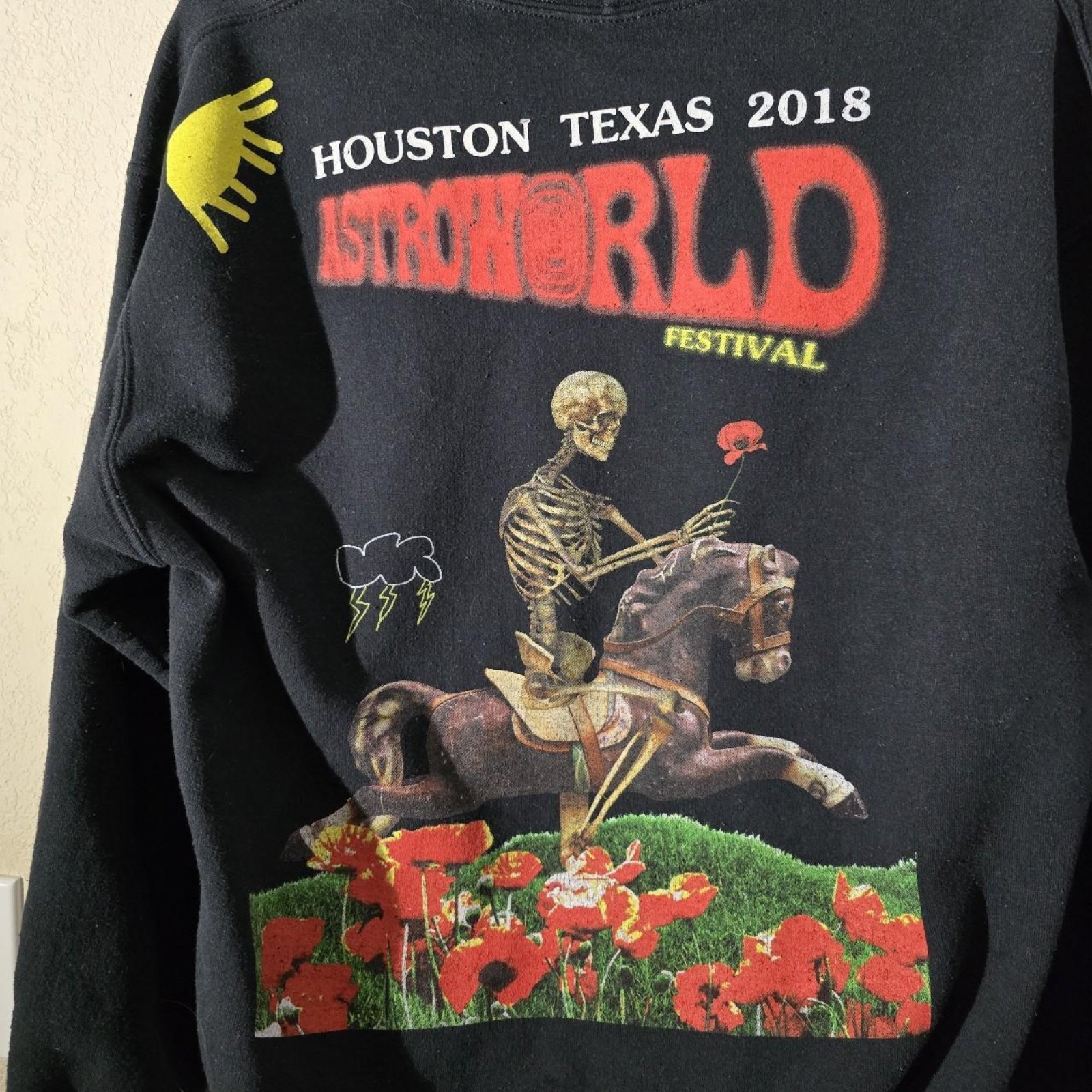 ☆ Cactus Jack ‘AstroWorld Festival’ 限定フーディー ☆ 2018 Astroworld Festival Travis Scott Cactus Jack Skeleton