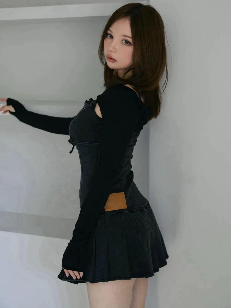 【即納&大特価】 And Dress Mini Denim Bonnie Mary トップス