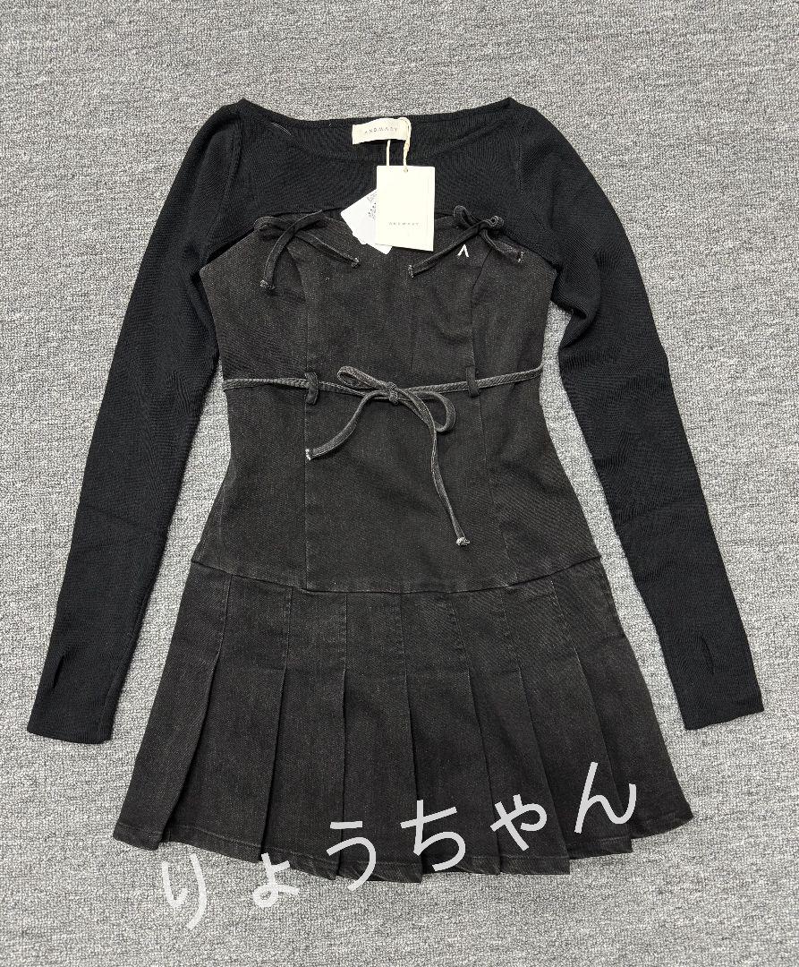 Andmary Bonnie Denim Mini Dress