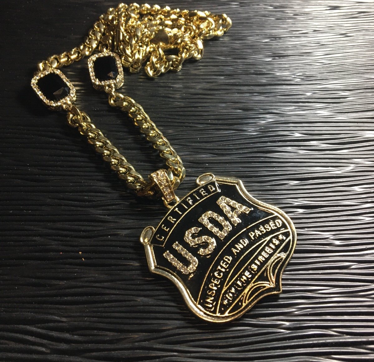 14K Iced out hip hop chain