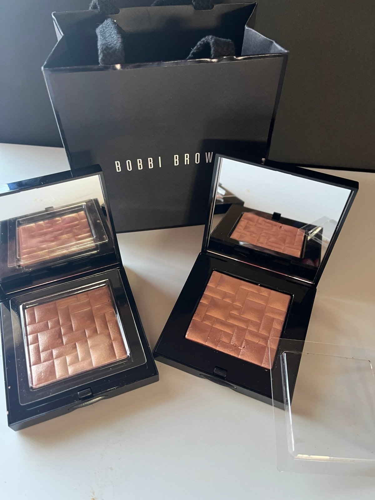 Lot of 2 Bobbi Brown AFTERNOON GLOW Highlighting Powder