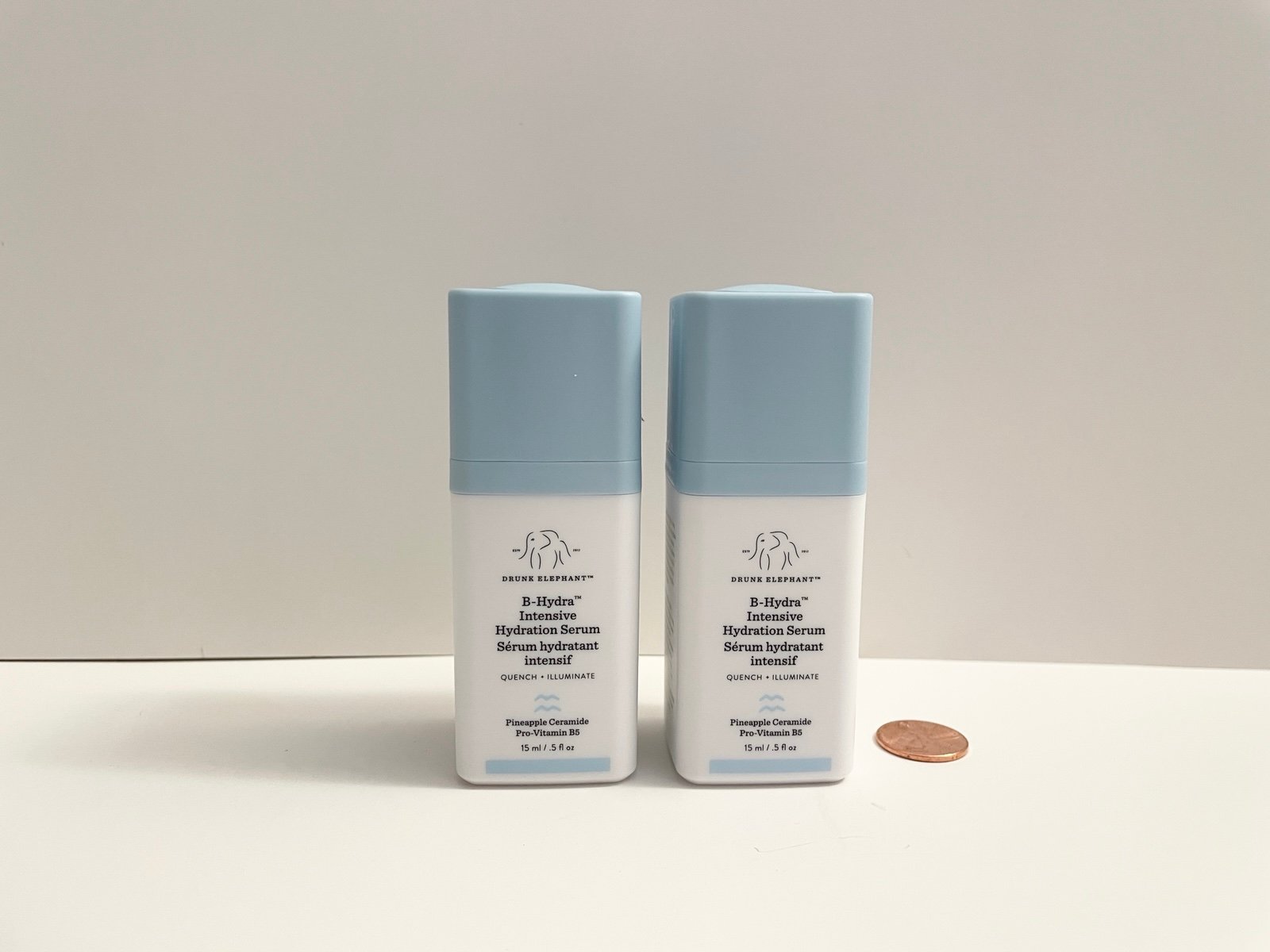2 Drunk Elephant B-Hydra Intensive Hydration Serum 0.5 fl oz 15 mL Travel Size