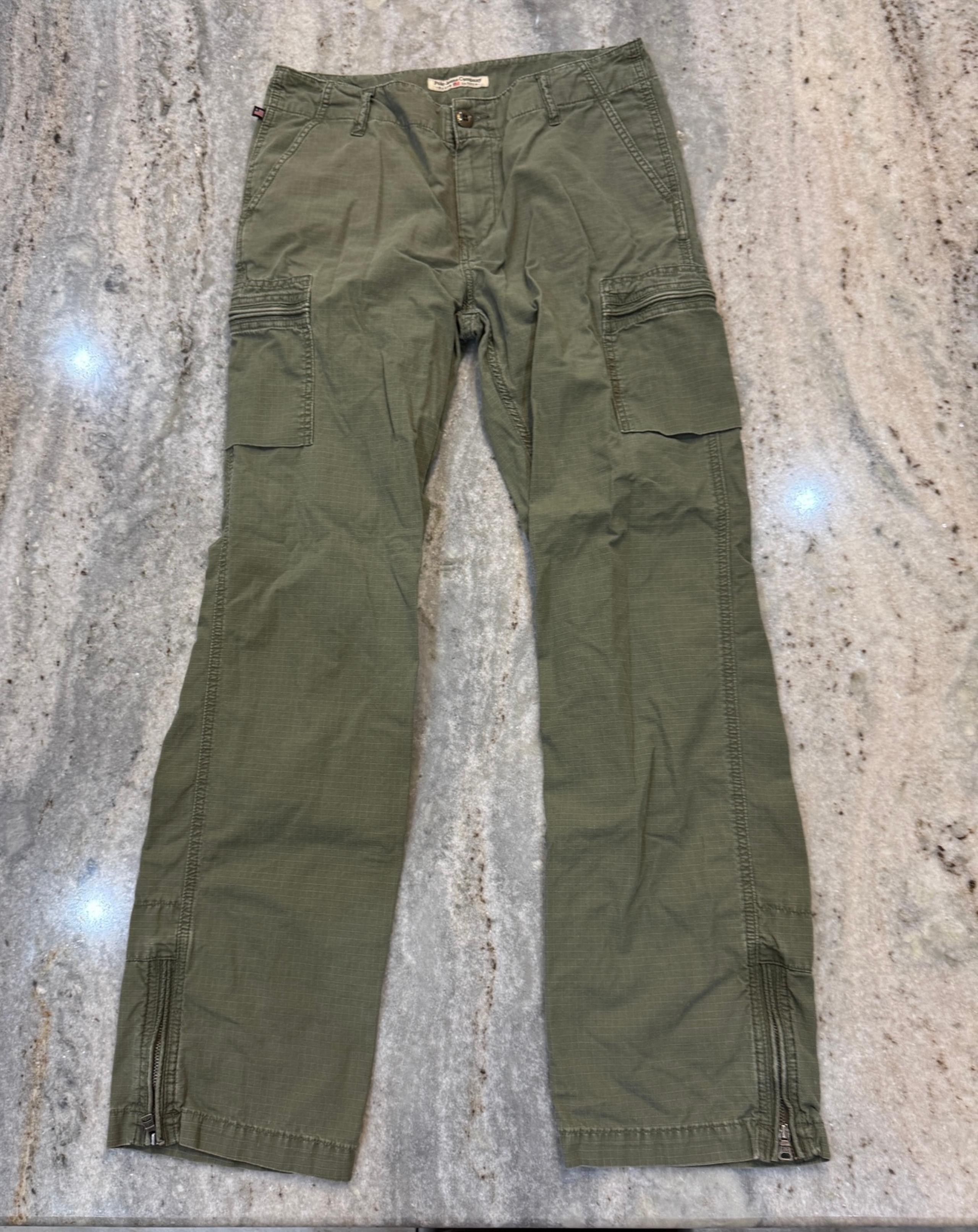 Ralph Lauren Polo Women’s 8 Cargo Pants Green Y2K Vintage