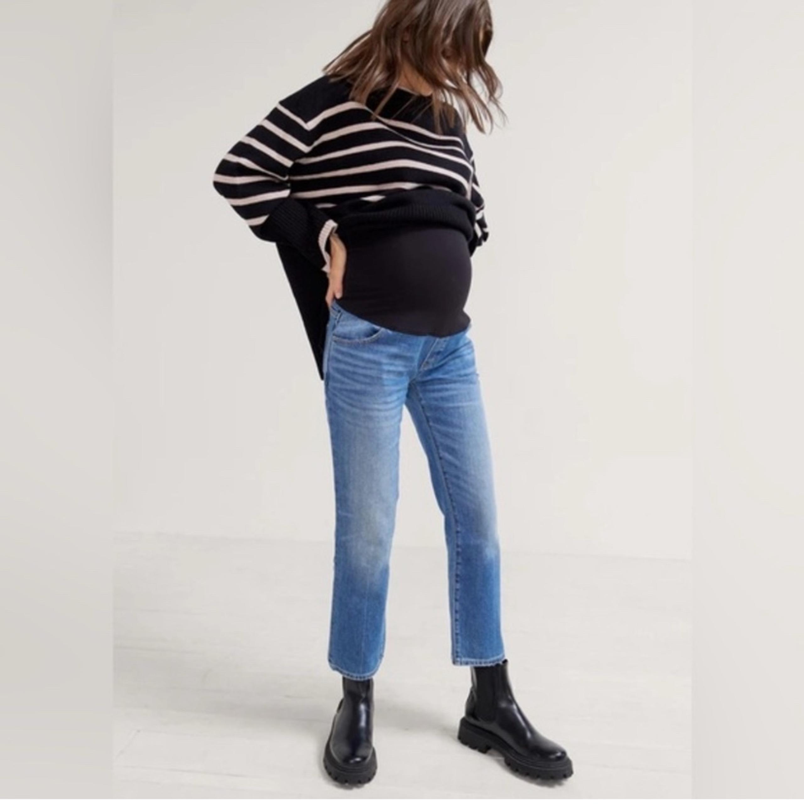 Hatch maternity over the belly boyfriend jeans 27