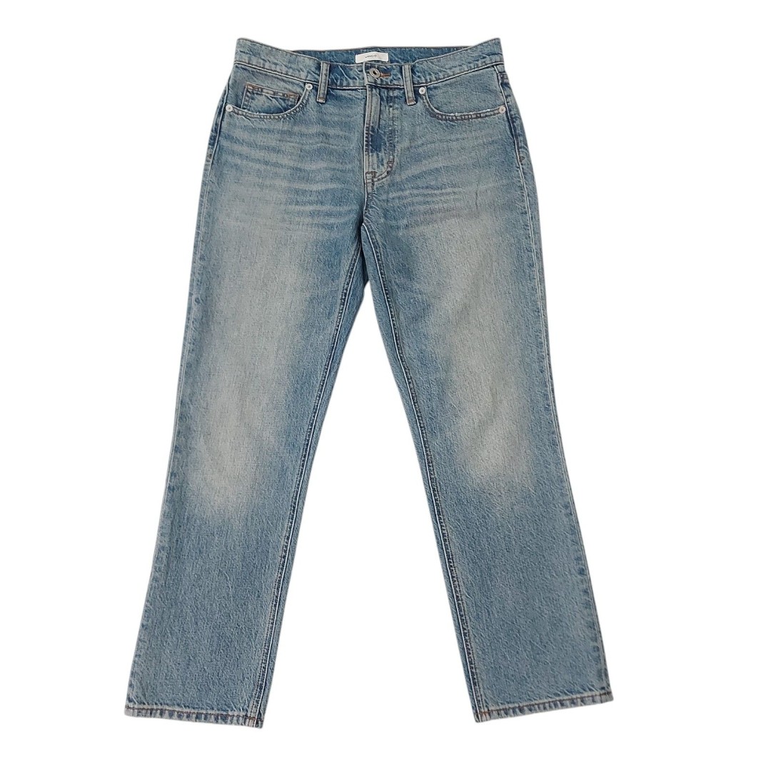 Vince Tomboy Jeans Womens 27 Blue Medium Wash High Rise Cotton Denim Casual