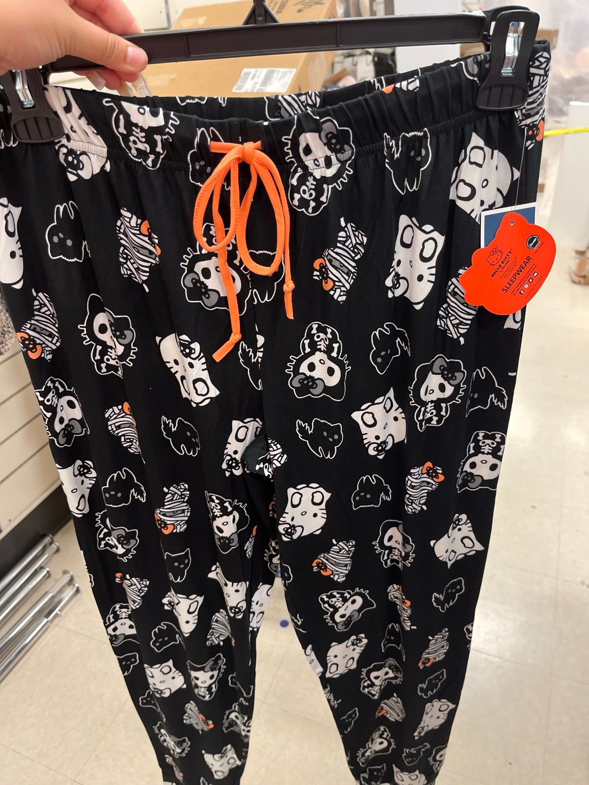 Hello Kitty Halloween Pajama Pants - L - BNWT