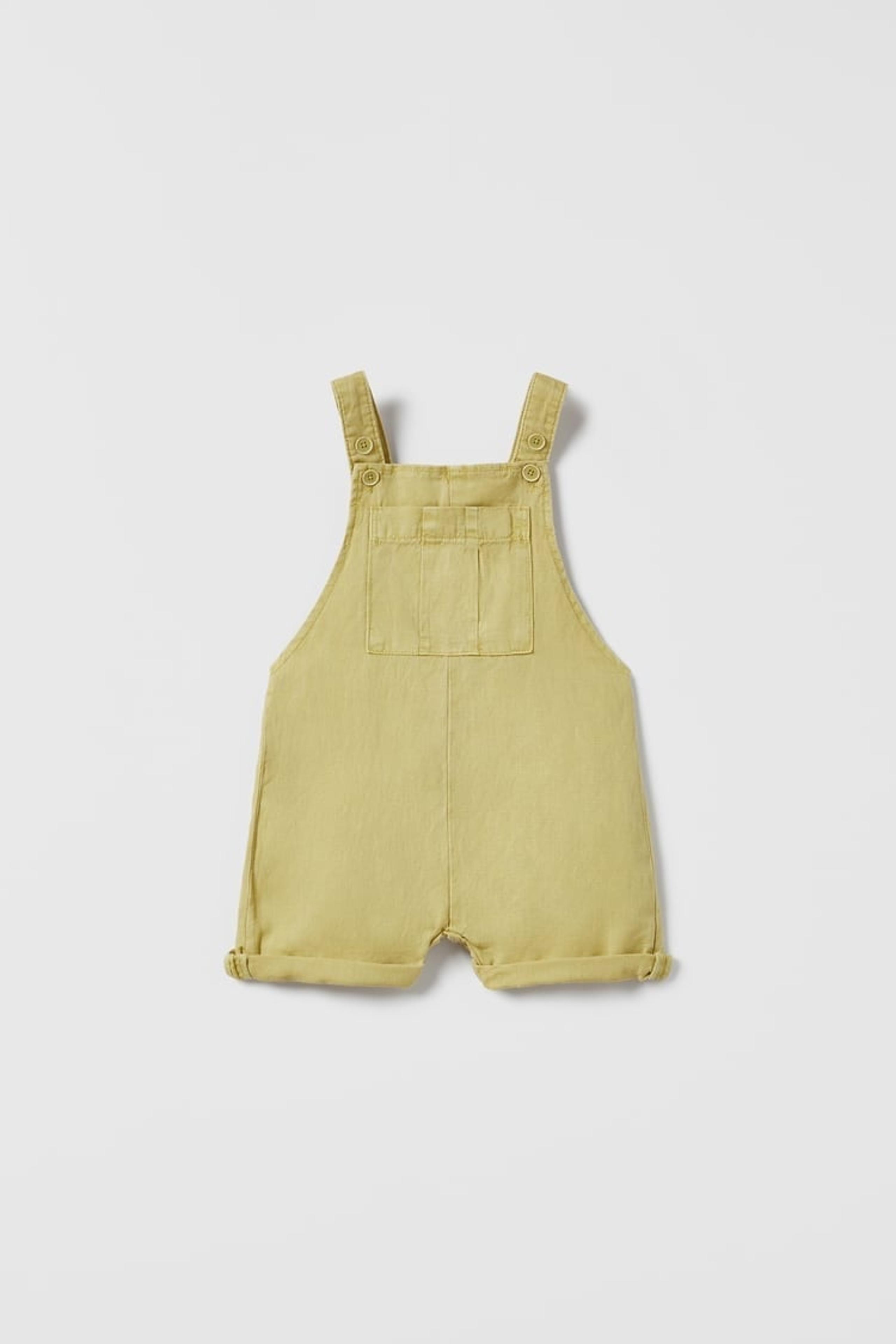 NWT Zara Fluid Linen Blend Overalls