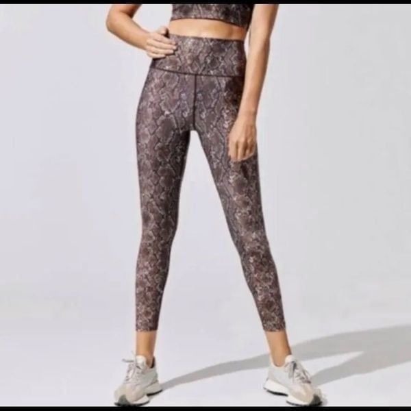 NWTs Carbon38 Snakeskin Leggings Size S