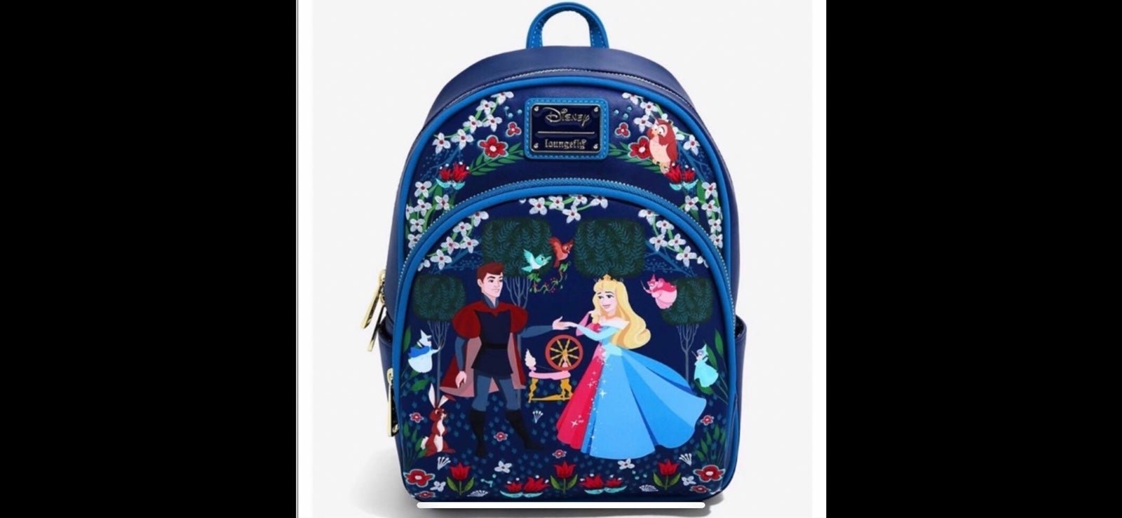 Loungefly Disney Sleeping Beauty Aurora Floral Mini Backpack BoxLunch Exclusive