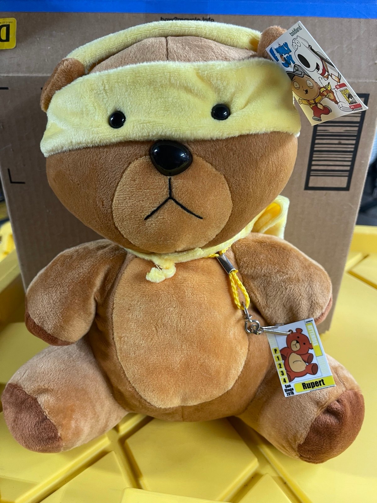 San Diego Comic Con 2018 Family Guy Super Rupert Exclusive Bear