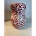 Red and white speckle Enamelware pitcher