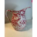 Red and white speckle Enamelware pitcher