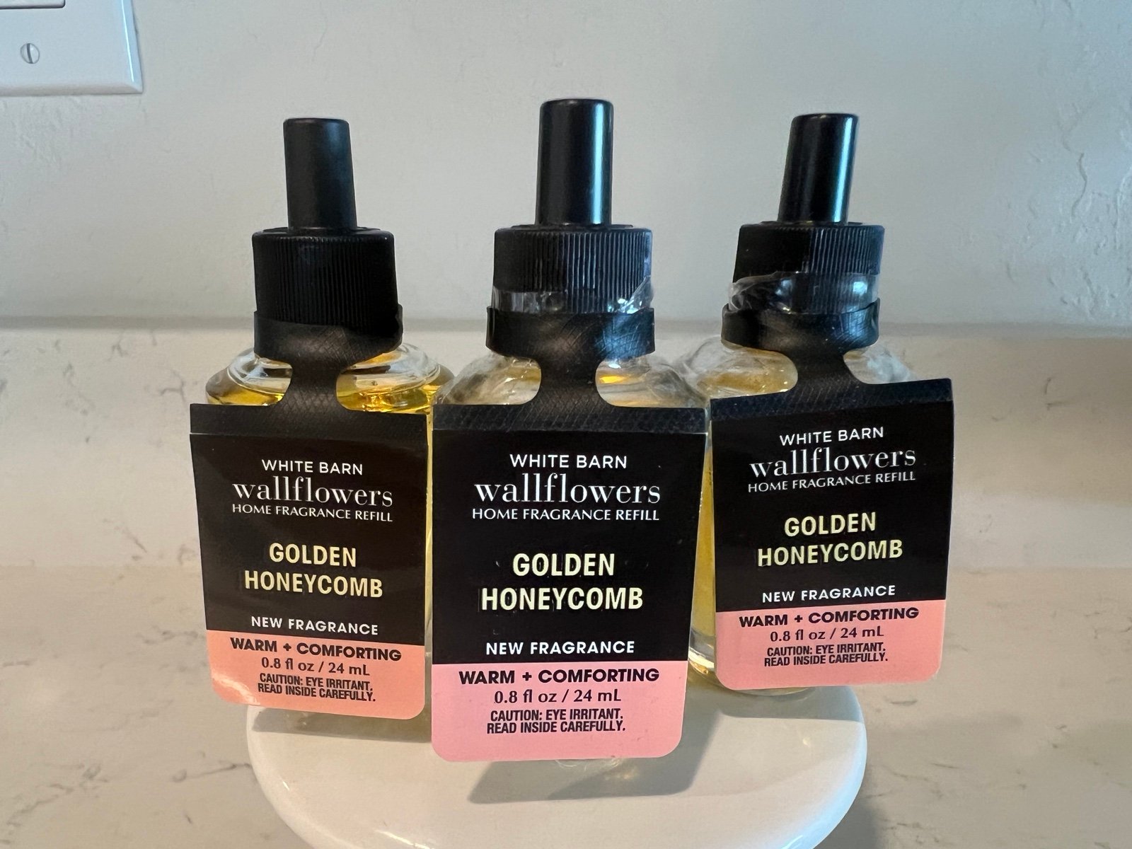 Bath & Body Works Golden Honeycomb Wallflowers Pack of 3