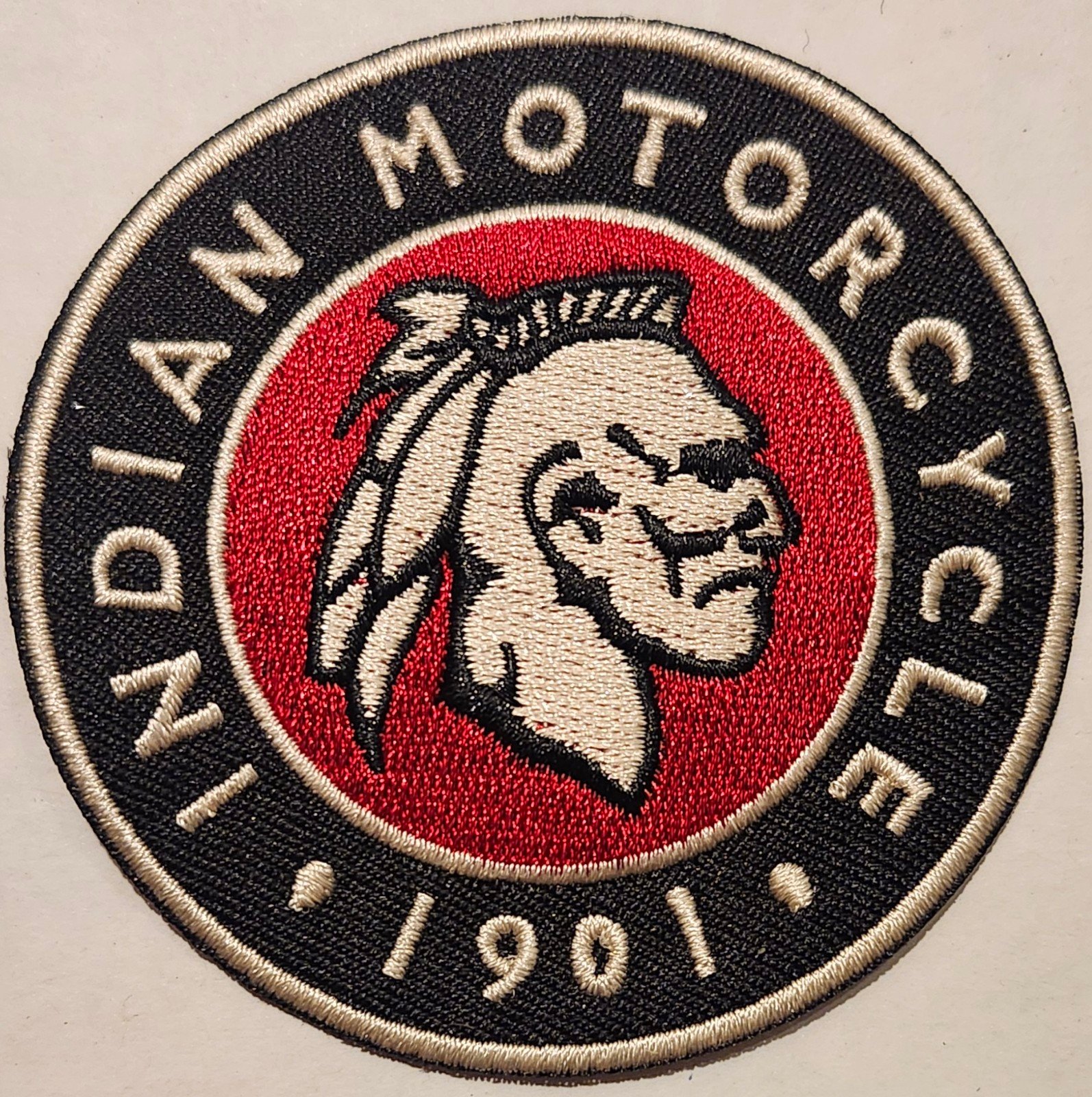 Indian Motorcycle embroidered Iron on patch 6 ct.