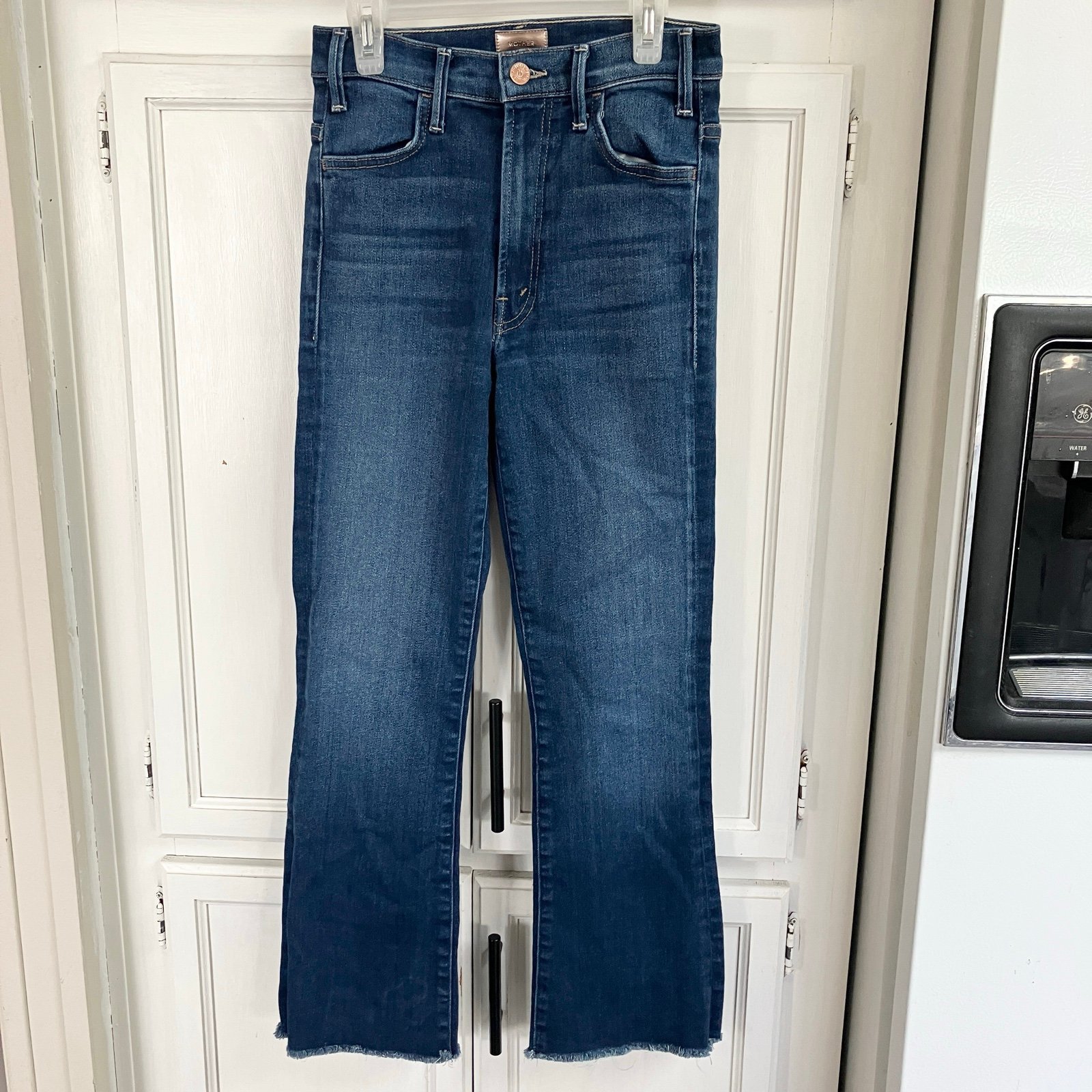 MOTHER The Hustler Ankle Fray Jeans Size 23