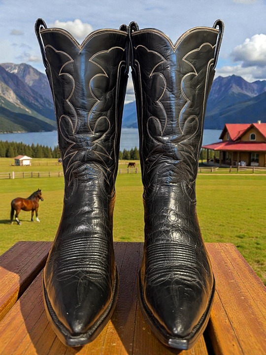 Tony Lama BLACK LABEL pre-1965 Bias Cut American Gator 15957 Size 12-B 1027-1851