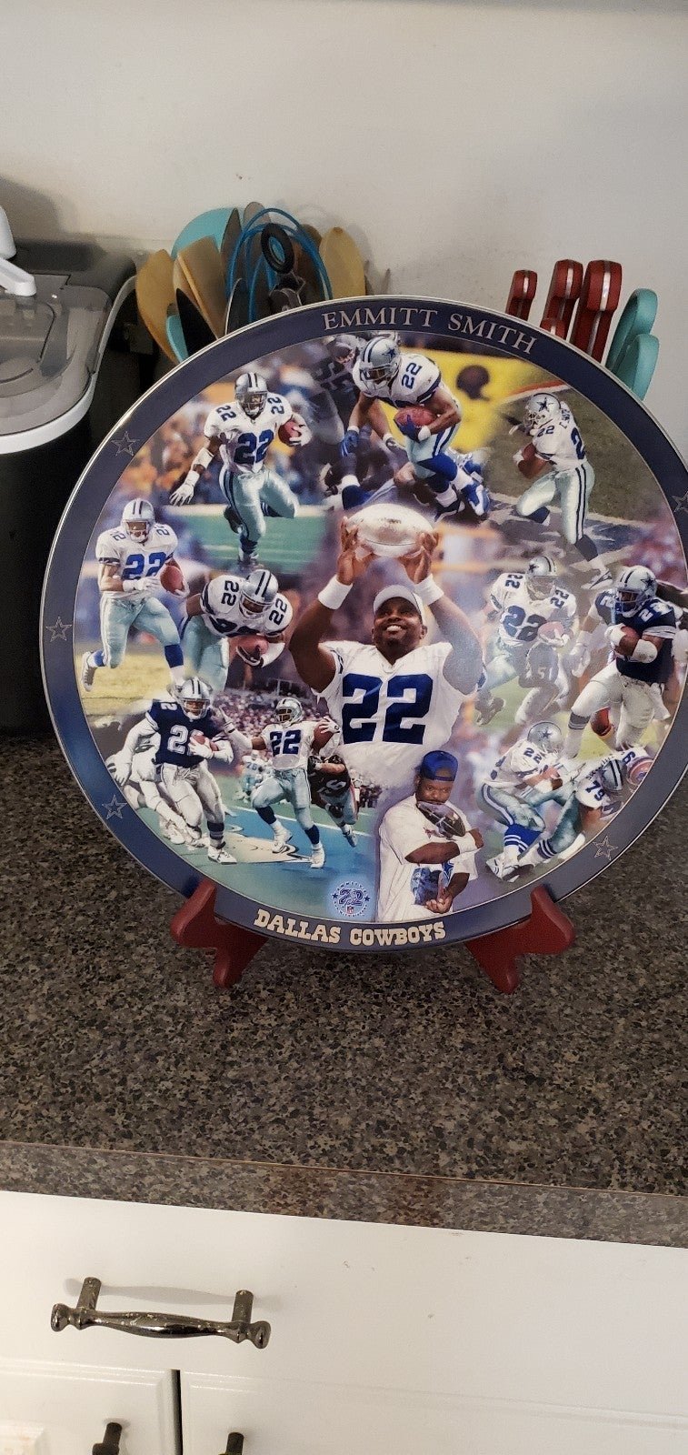 Emmitt Smith danbury Plate