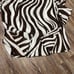 Y2K coastal cowgirl brown and white zebra print sheer long bell sleeve beach cov