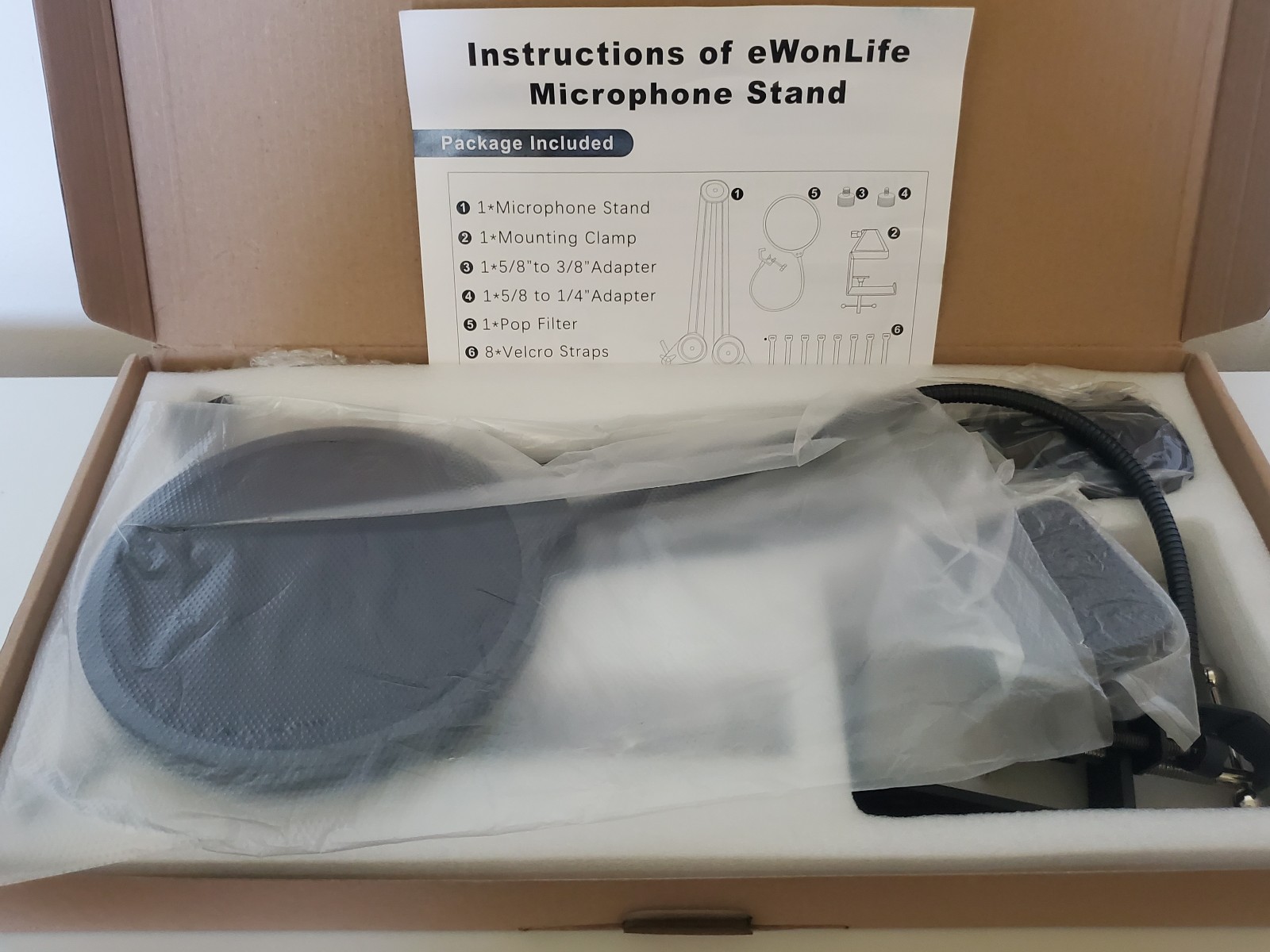 eWonlife Mic Boom Arm