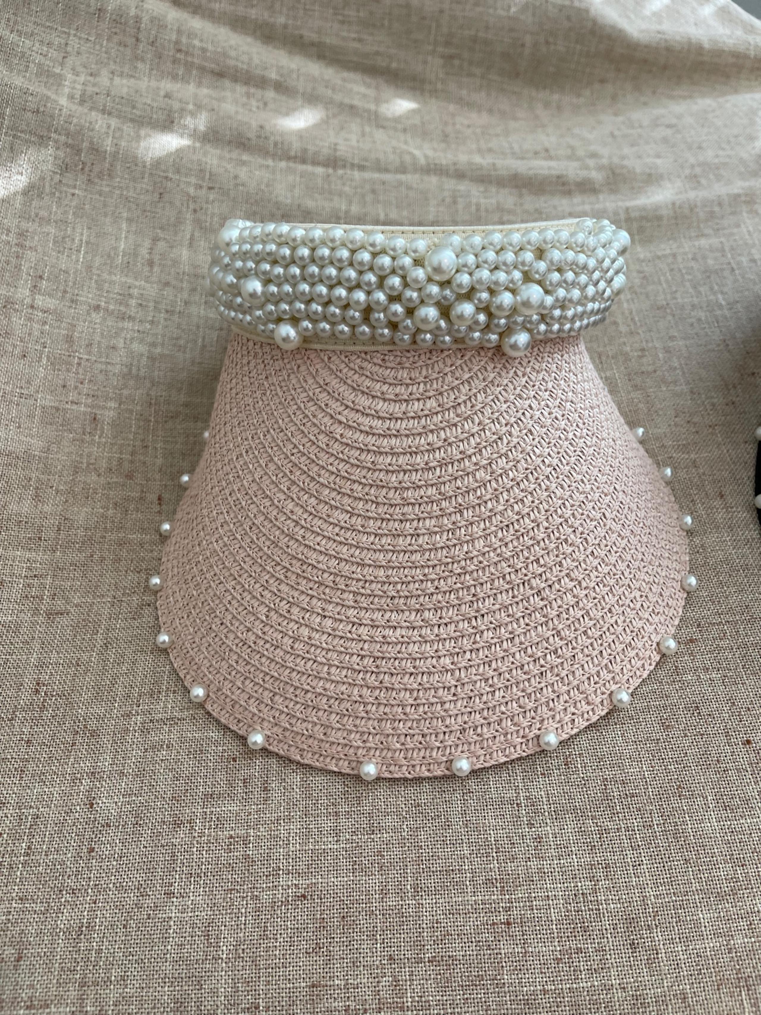 Pink Pearls Visor