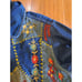 C:eed Festival Denim Jacket Women's Size Small Reversible Embroidered Gypsy...