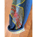 C:eed Festival Denim Jacket Women's Size Small Reversible Embroidered Gypsy...