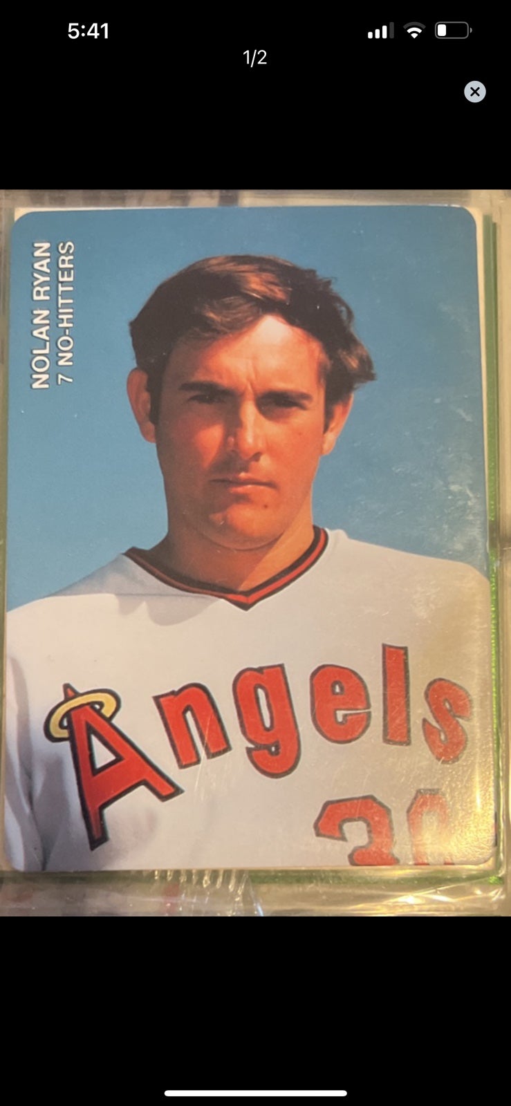 Nolan Ryan 7- No Hitters Card