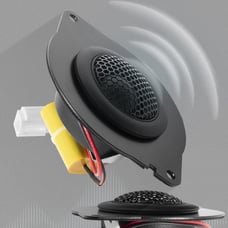 2PCS Super Tweeters Silk Dome Component Tweeters A Pillar Speaker Top Roof Speak