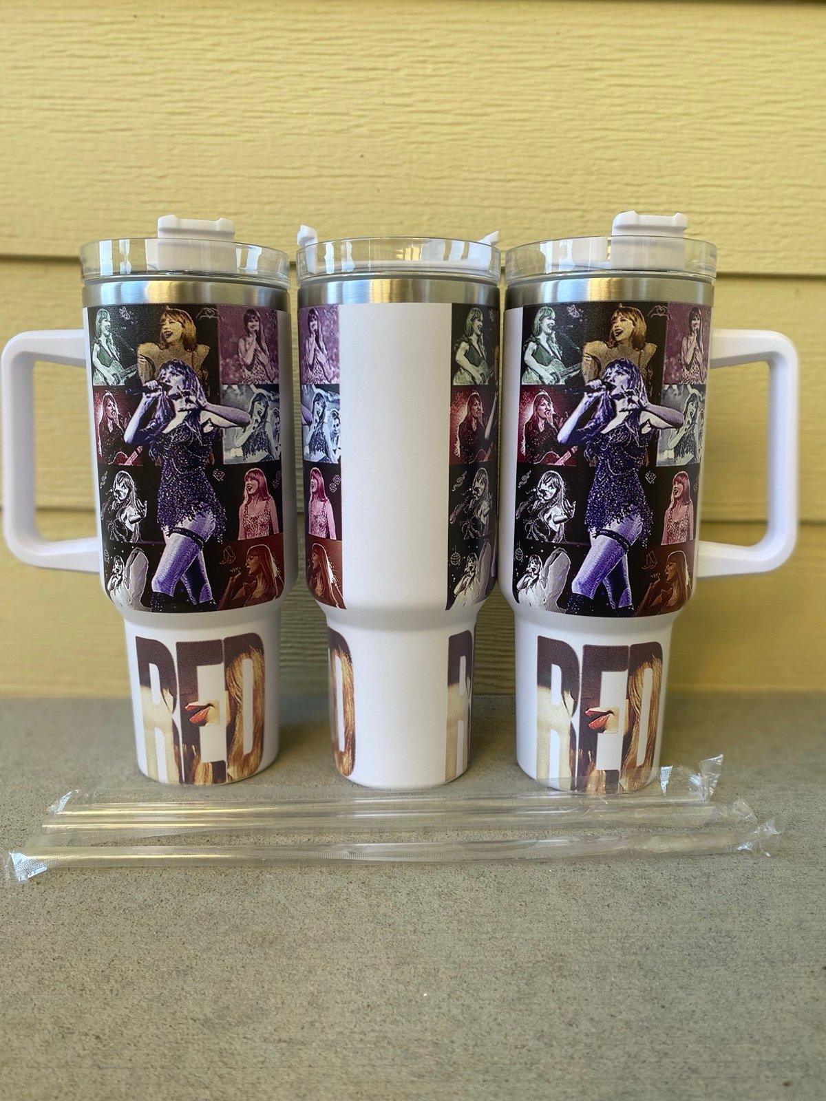 Taylor Swift 40oz tumbler Red