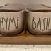 RAE DUNN. Spice Storage Jar, 4 piece