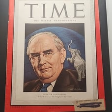 VTG 1945 APRIL 30 TIME MAGAZINE VOL XLV - SENATOR ARTHUR H. VANDENBERG