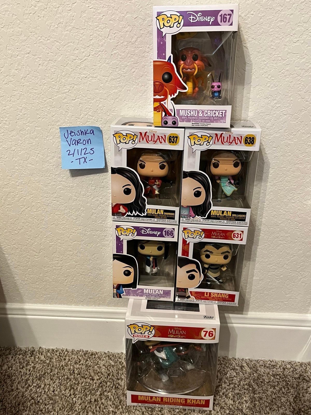 Funko Pop - Disney - Mulan Set (Animated & Live Action)